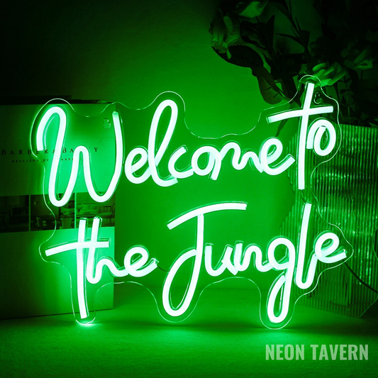 Welcome to the Jungle LED Neon Sign