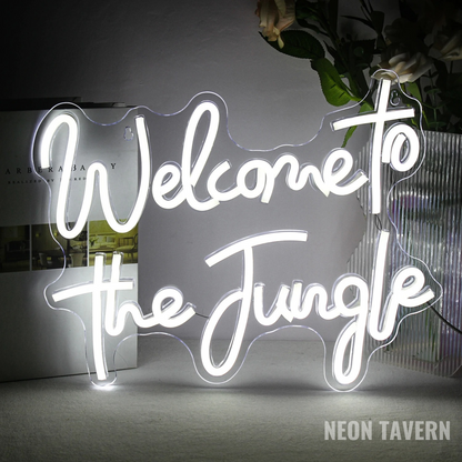 Welcome to the Jungle LED Neon Sign