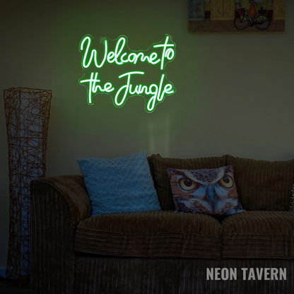 Welcome to the Jungle LED Neon Sign