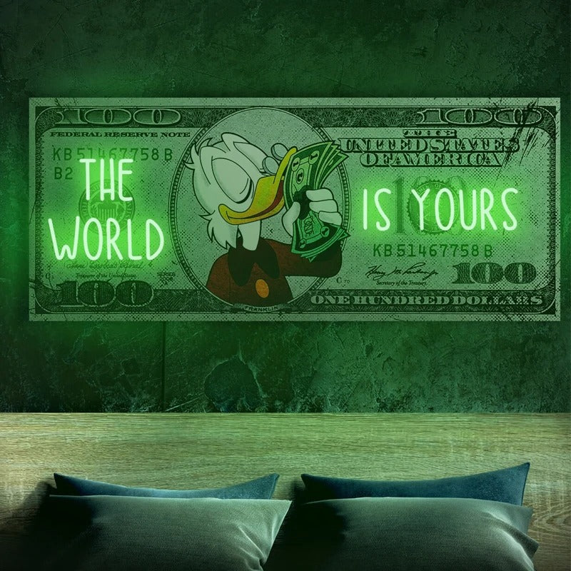 The World is Yours LED Neon Sign