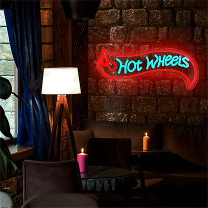 Hot Wheels LED Neon Sign