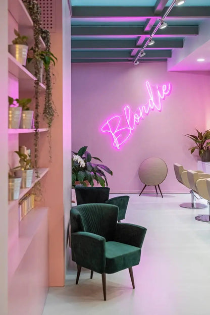 Blondie Beauty Salon LED Neon Sign