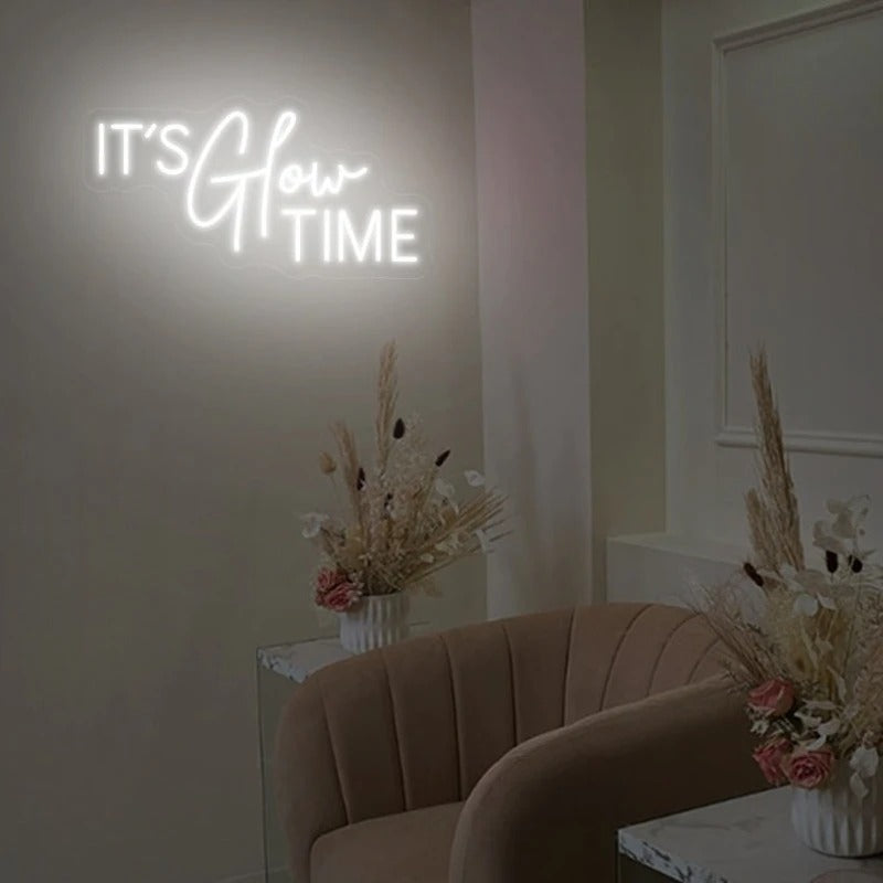 It's Glow Time LED Neon Sign