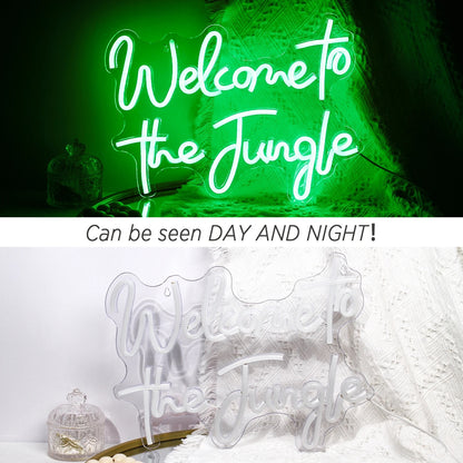 Welcome to the Jungle LED Neon Sign