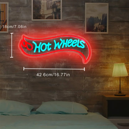 Hot Wheels LED Neon Sign