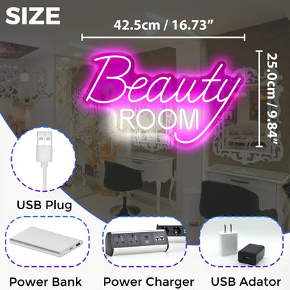 Beauty Room LED Neon Sign for Beauty Salon