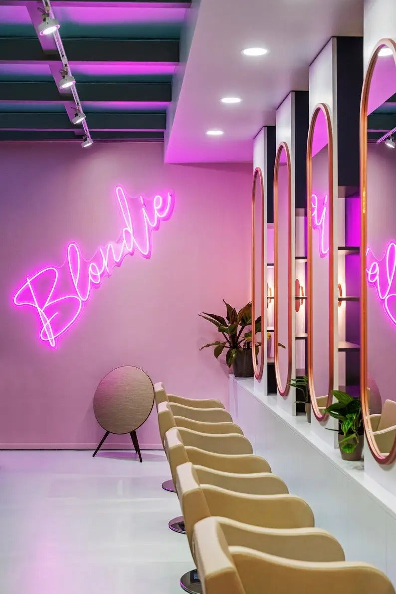 Blondie Beauty Salon LED Neon Sign