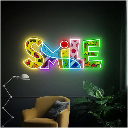 Smile LED Neon Sign