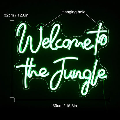 Welcome to the Jungle LED Neon Sign