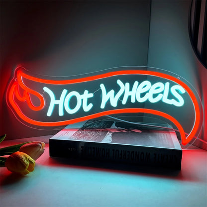 Hot Wheels LED Neon Sign