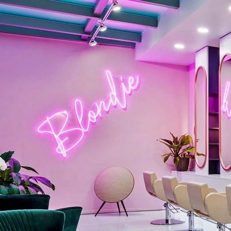 Blondie Beauty Salon LED Neon Sign