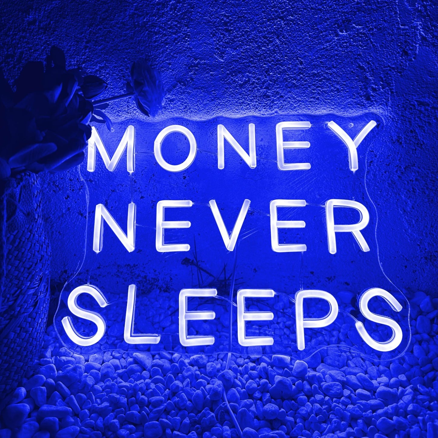 Money Never Sleeps LED Neon Sign